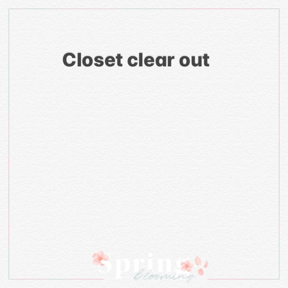 Make me an offer :D Closet clear out